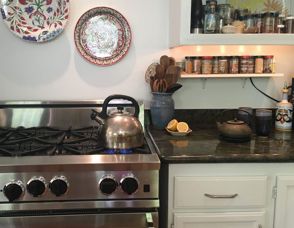 Professional six-burner range