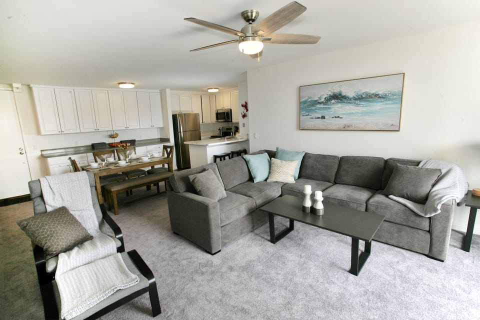 Sectional sofa so everyone has a place to sit