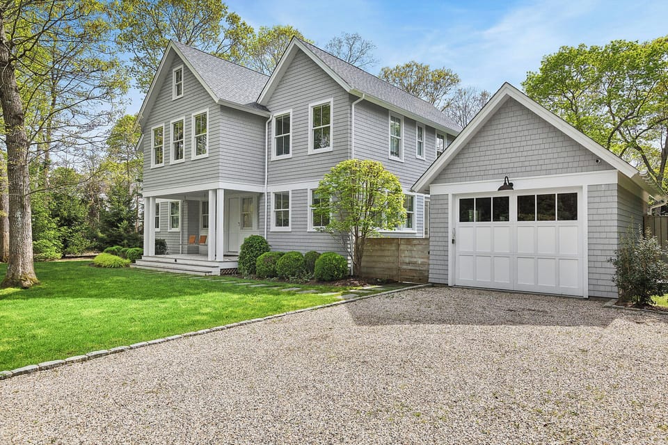 Front and garage