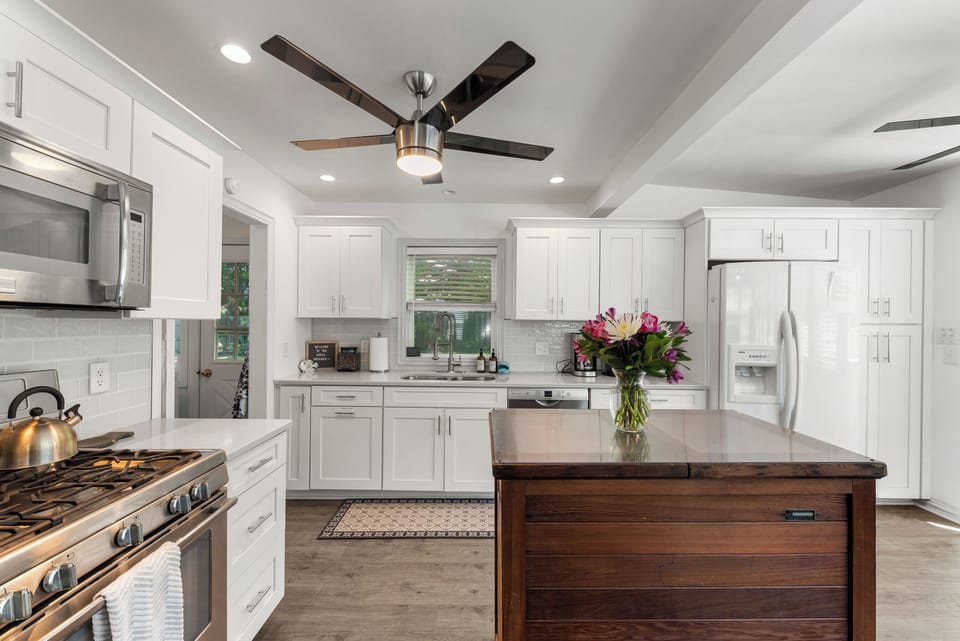 Newly renovated kitchen