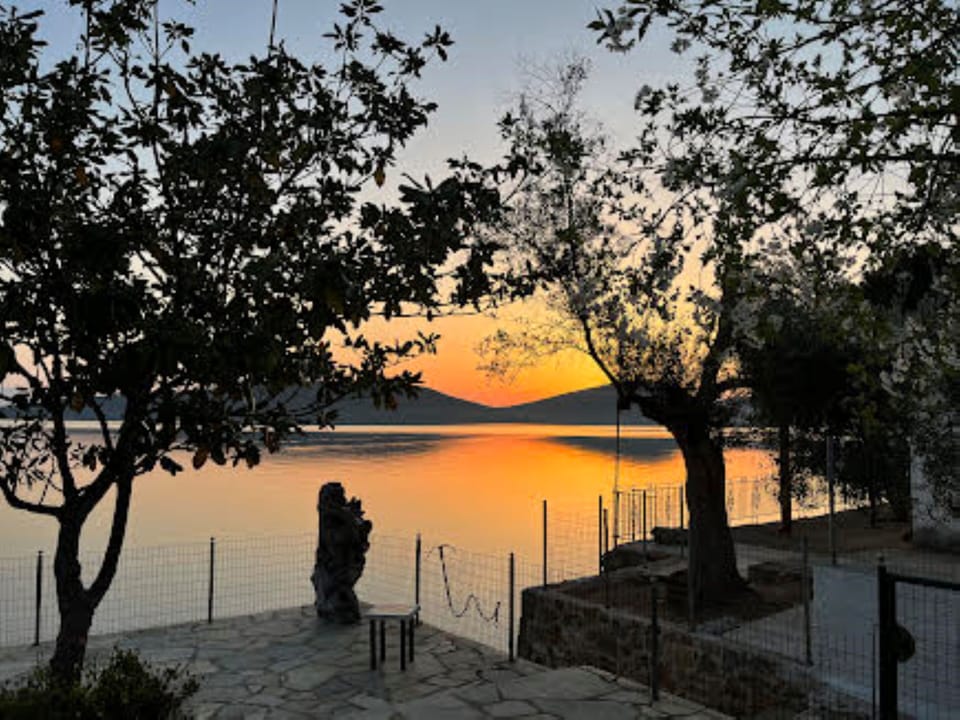 Sunrise over the sea.