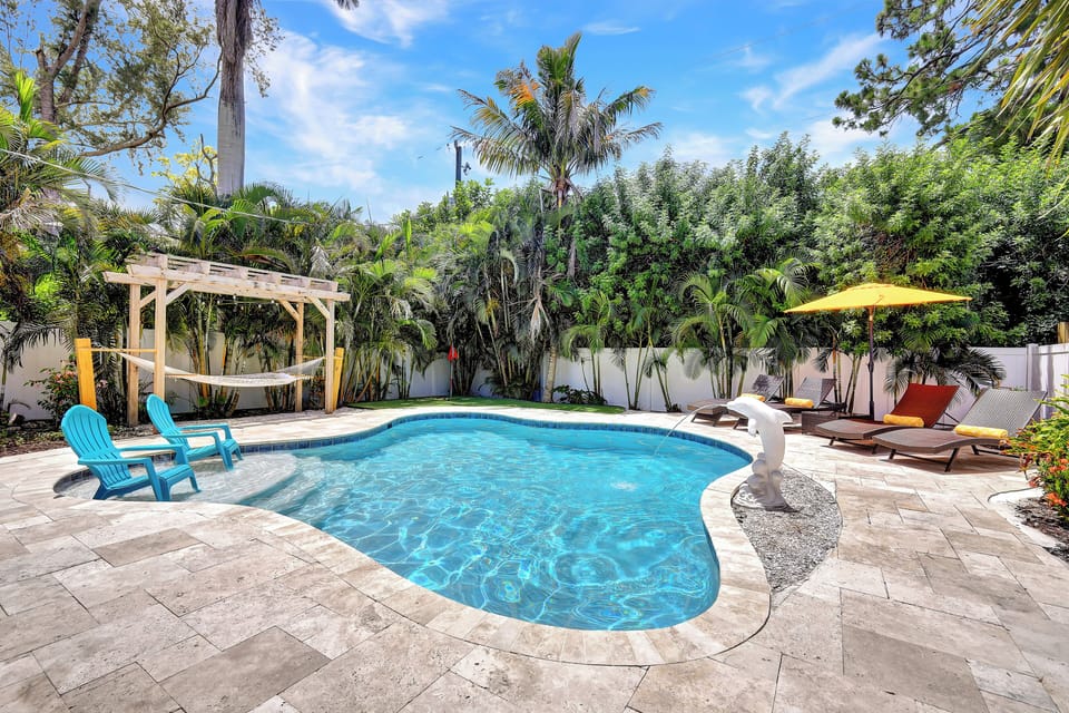 Private Pool Area Surrounded by Serenity