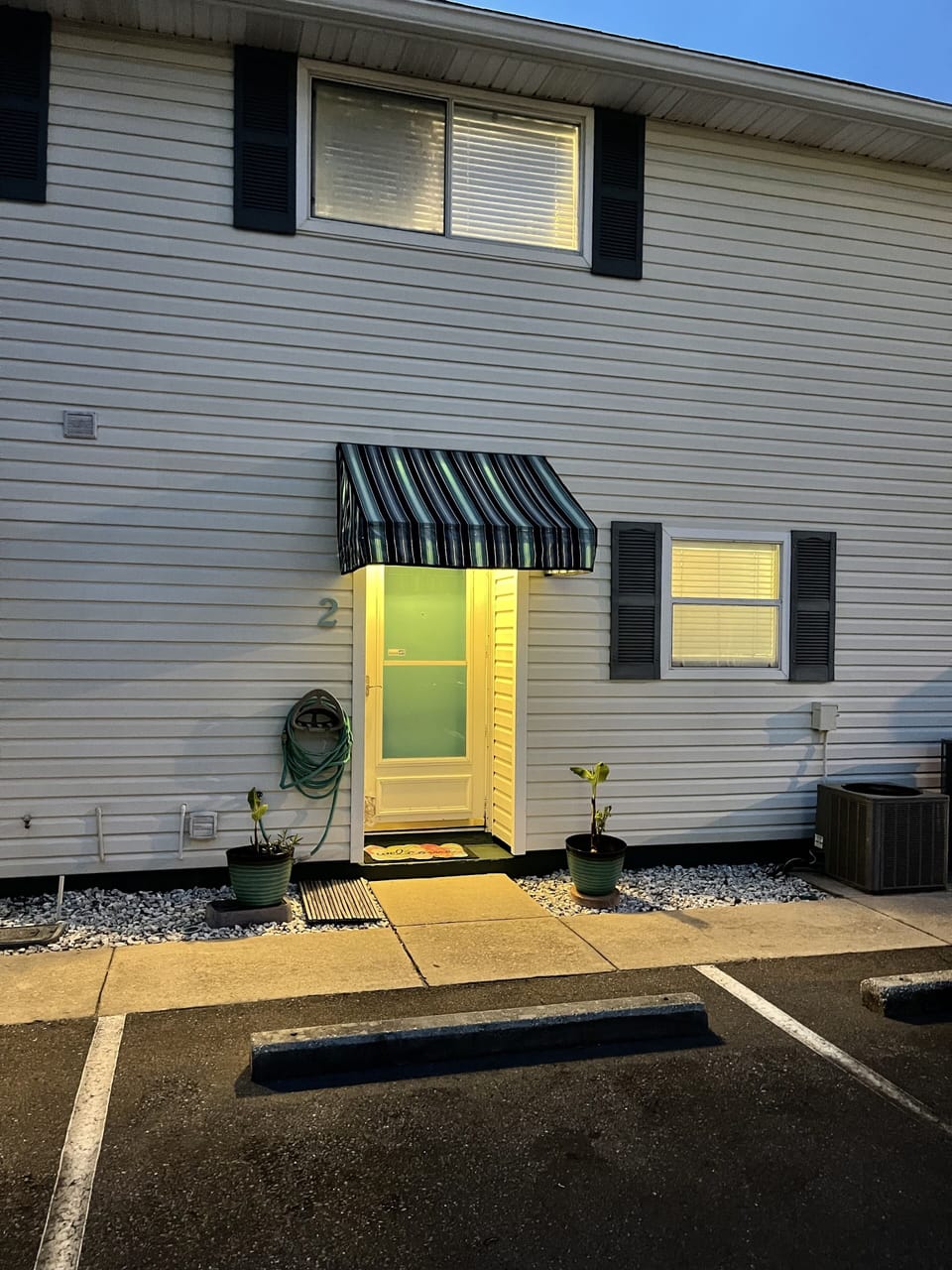 Drive right up to the unit, 2 parking spaces


