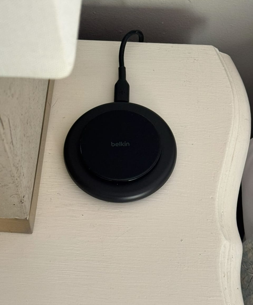 Fast wireless charging pads at each bedside, in each bedroom, and kitchen.