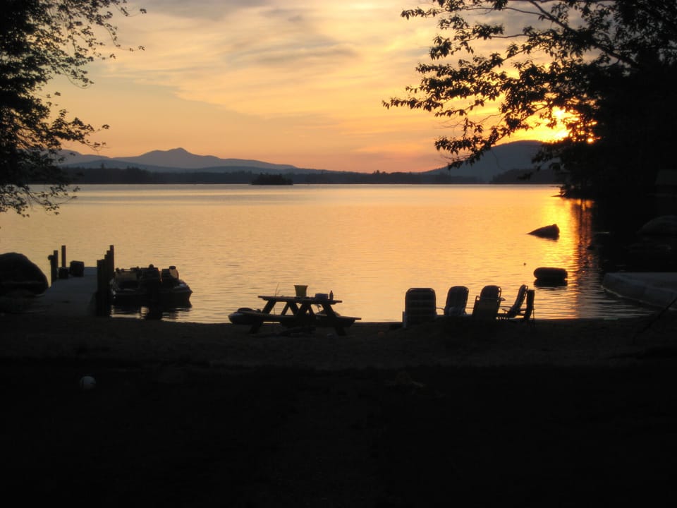 Sunrise On Golden Pond from the Lakefront home
