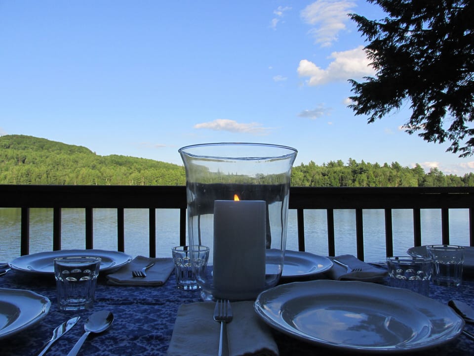 Dining on deck