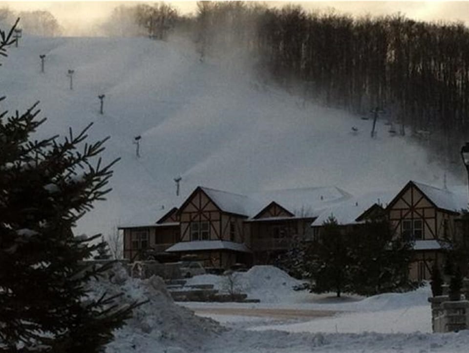 making more snow!
