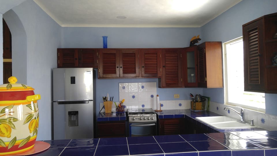 View from dining area to Kitchen
