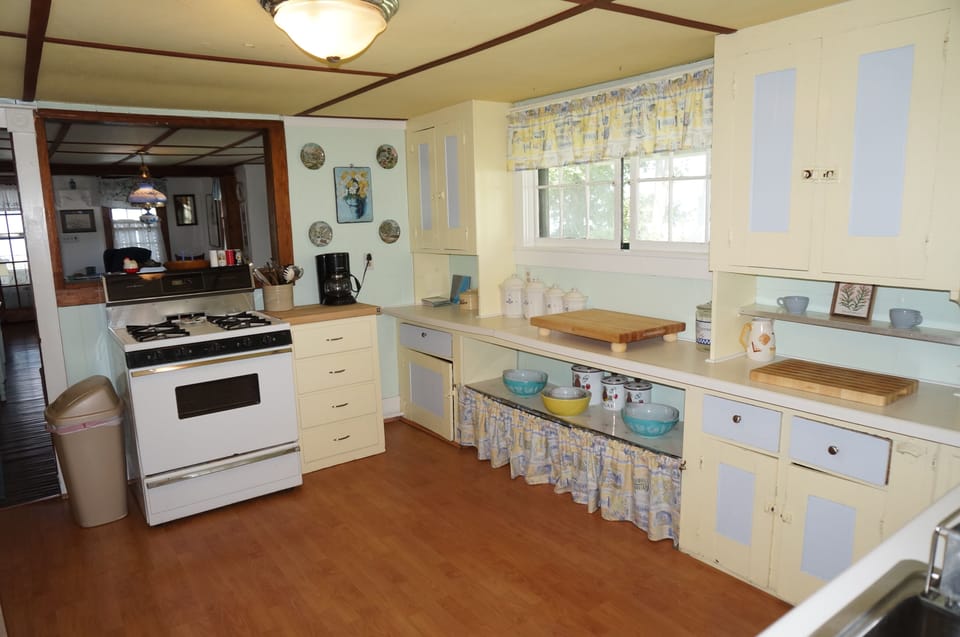 Quaint, functional kitchen