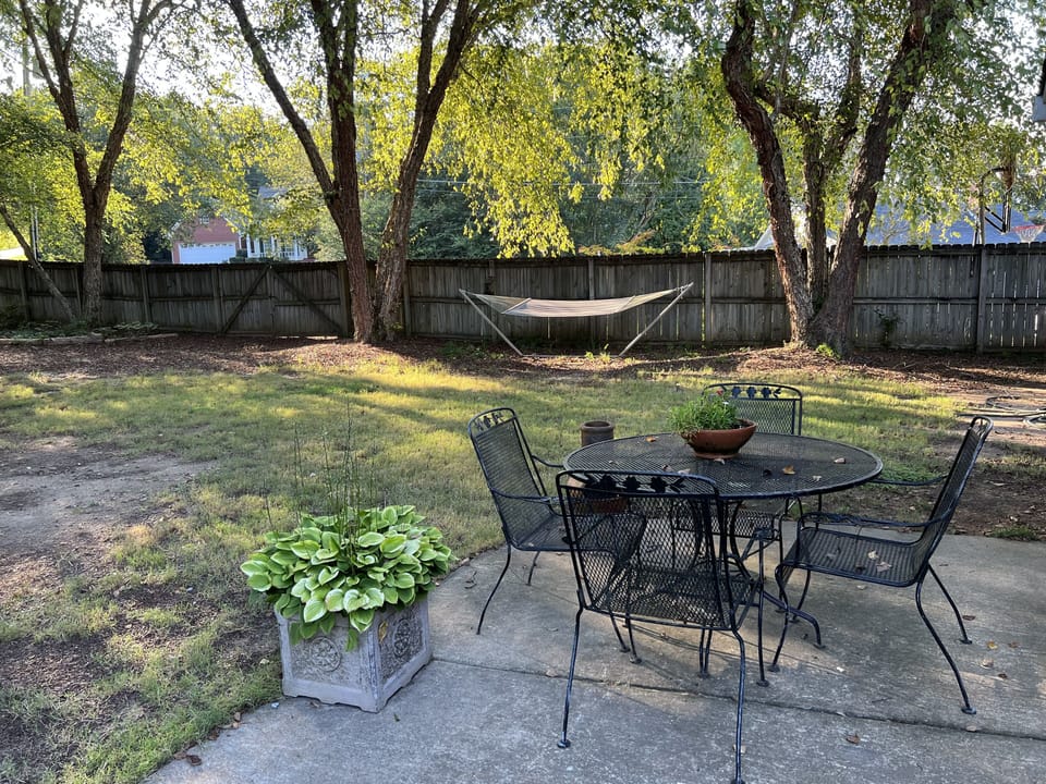 Outdoor dining