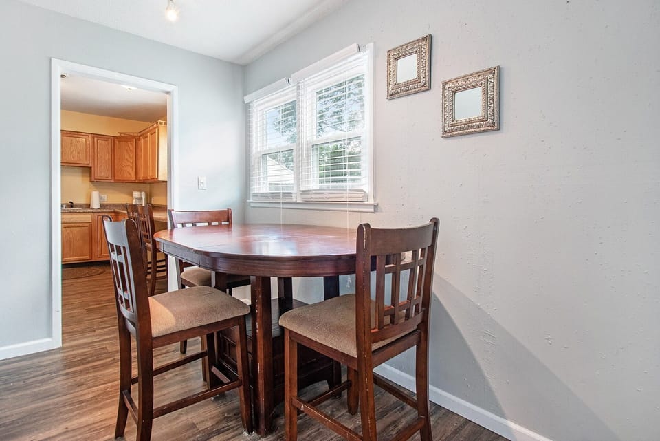 Pub table in main living space