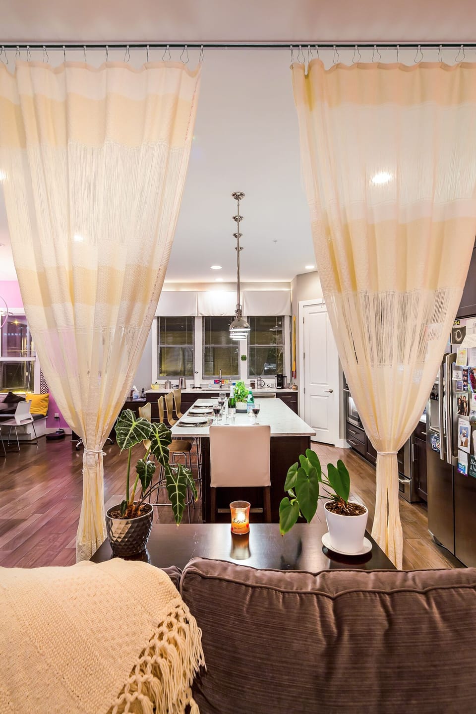 Nice view, if you happen to be sitting on the back of the couch.