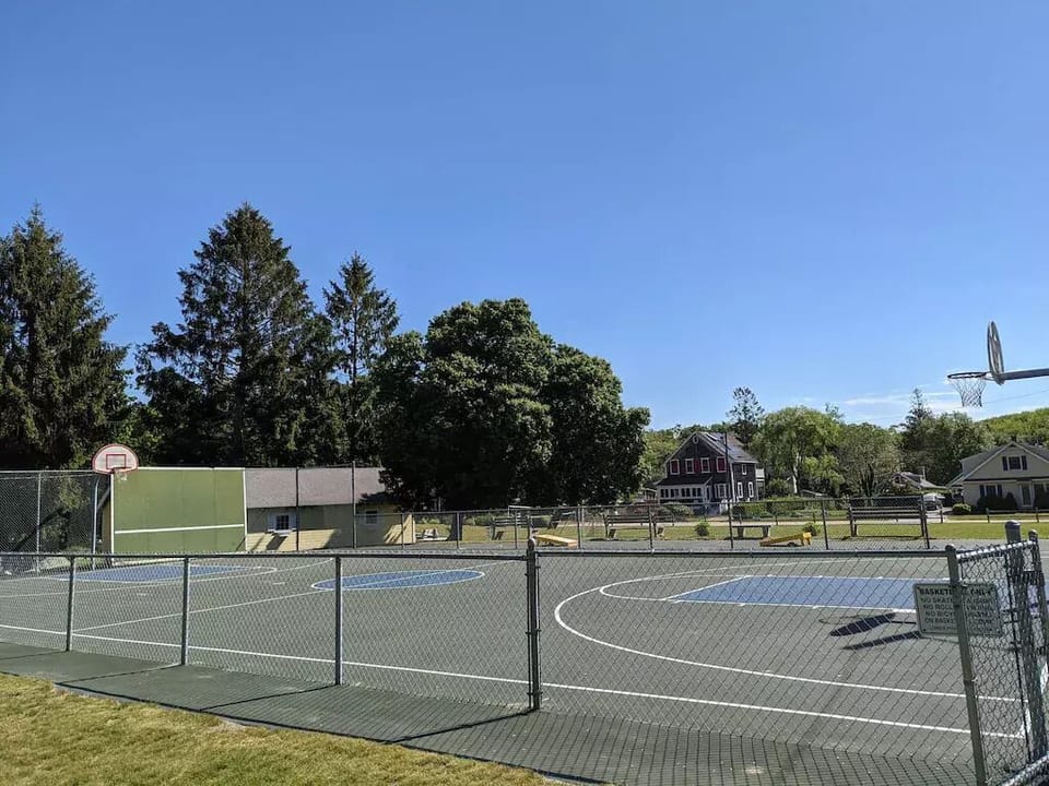 Community basketball court
