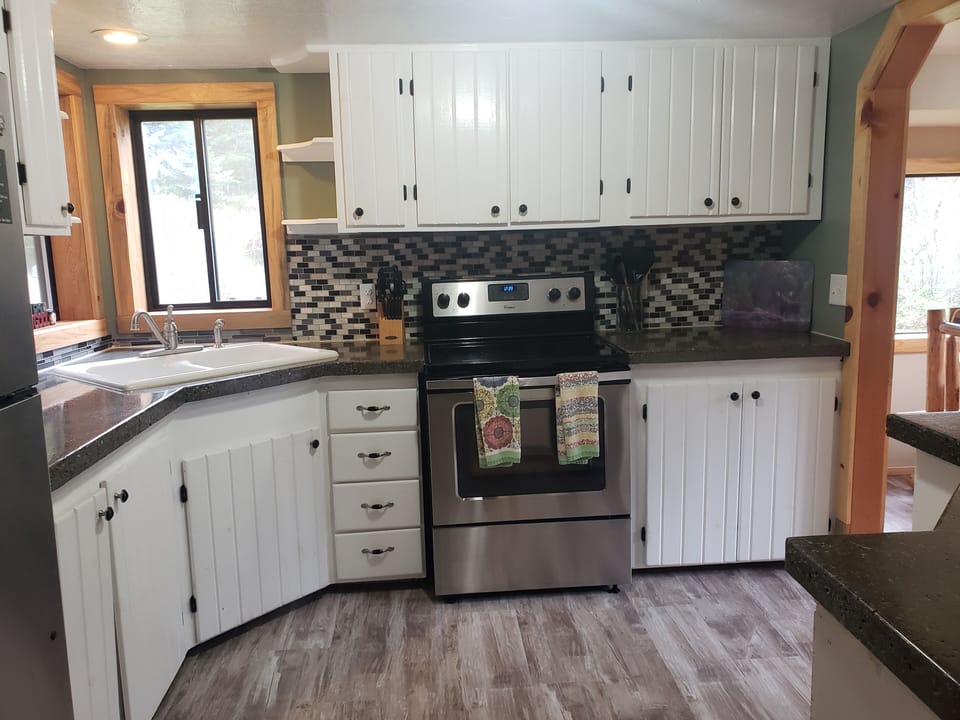 Full Kitchen with Coffee pot