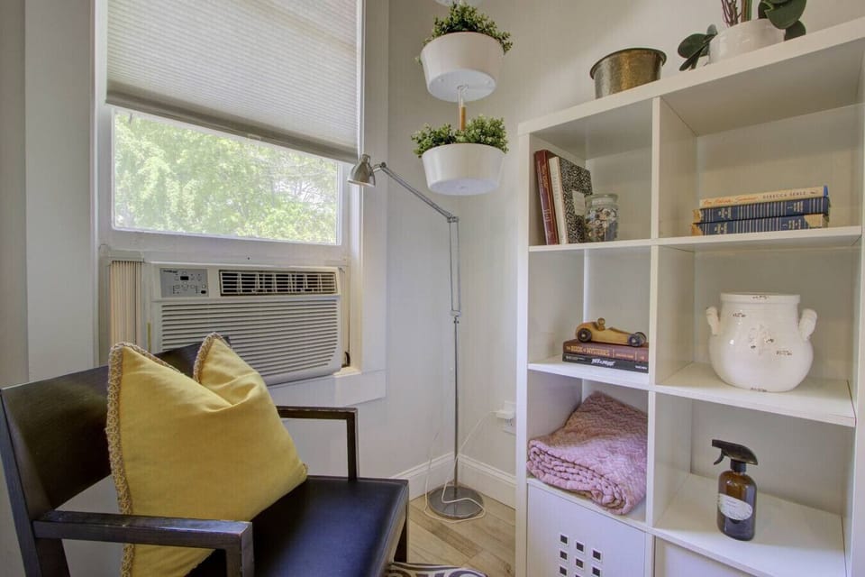 Natural light, cozy seating, and vintage charm — the perfect spot to unwind after a day exploring Midtown.