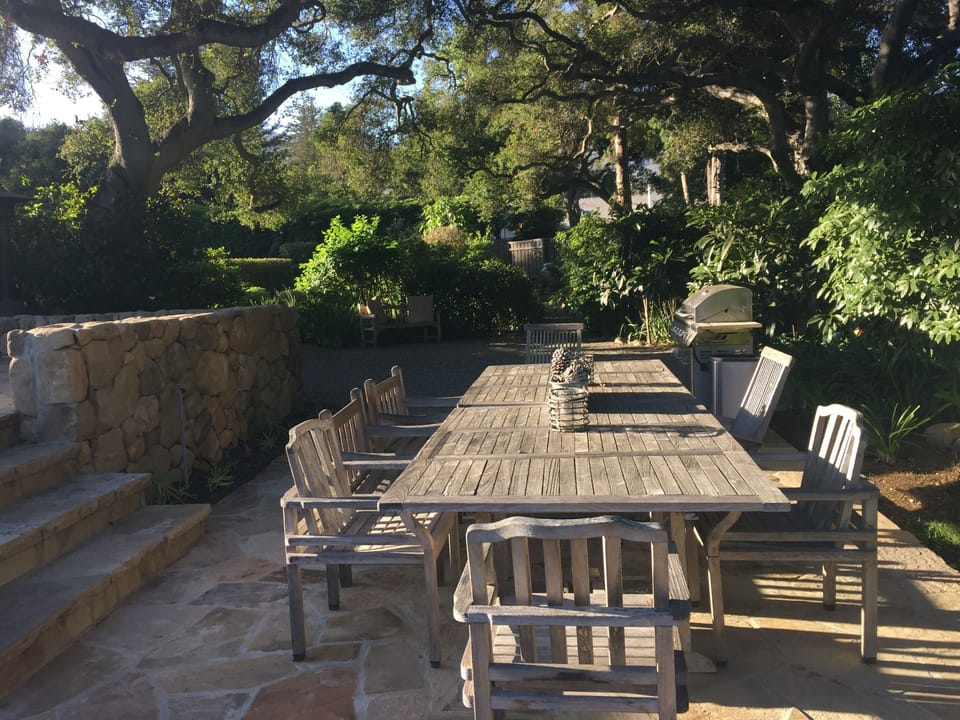 Lower patio with BBQ