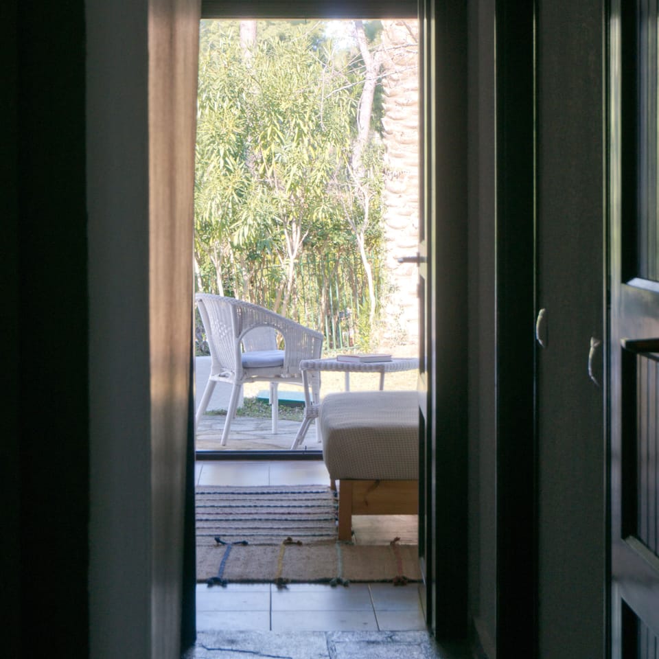 View of garden from bedroom