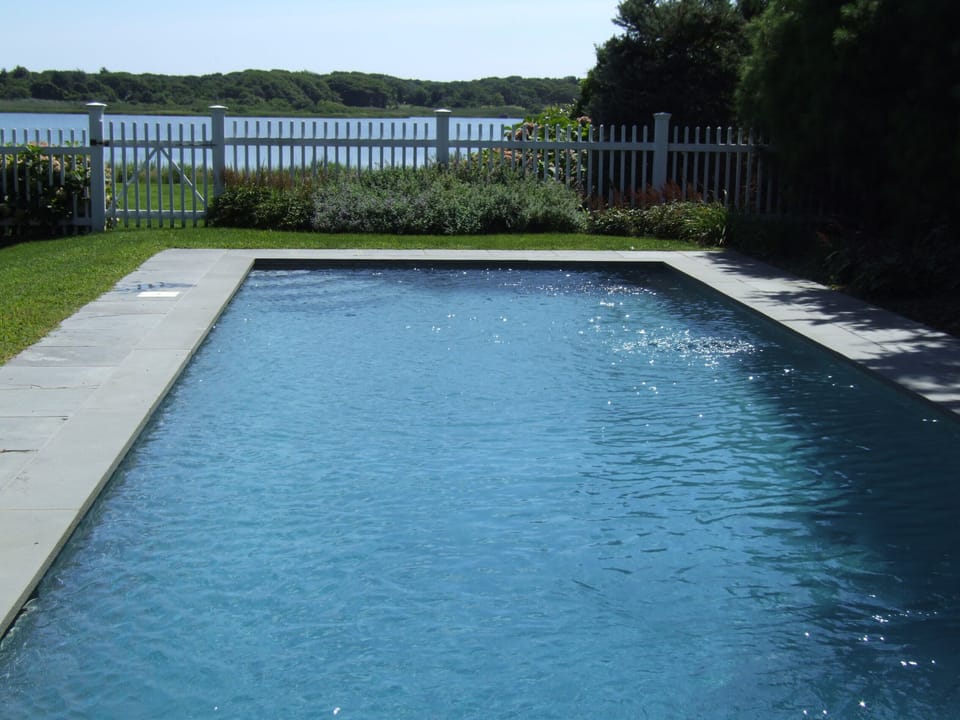 Heated Gunite Bay side Pool