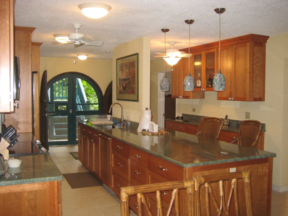 Beautifully remodeled kitchen!!! And front entrance.