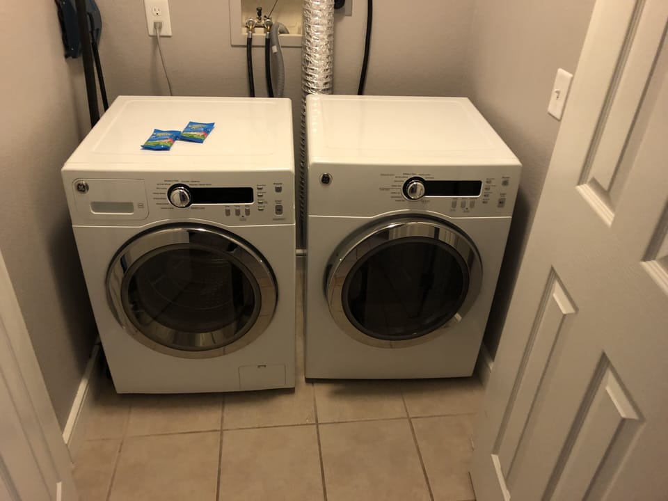 Washer and dryer