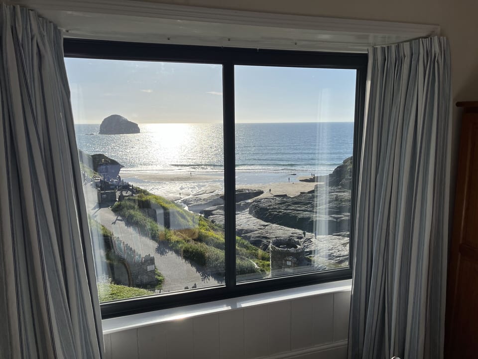 Sea view from master bedroom (very similar view from second bedroom)