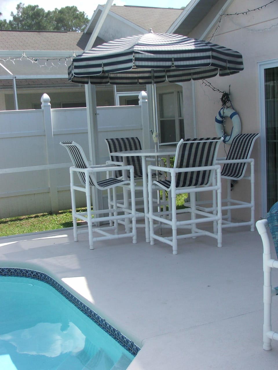 Bar Table On pool Deck