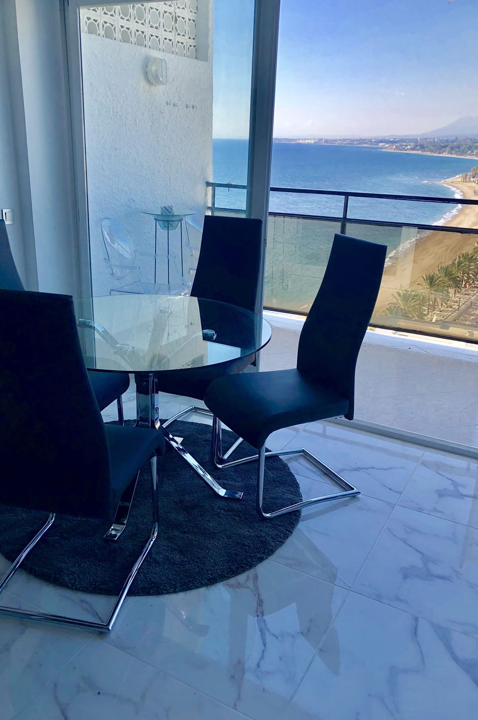 Dining area with a view