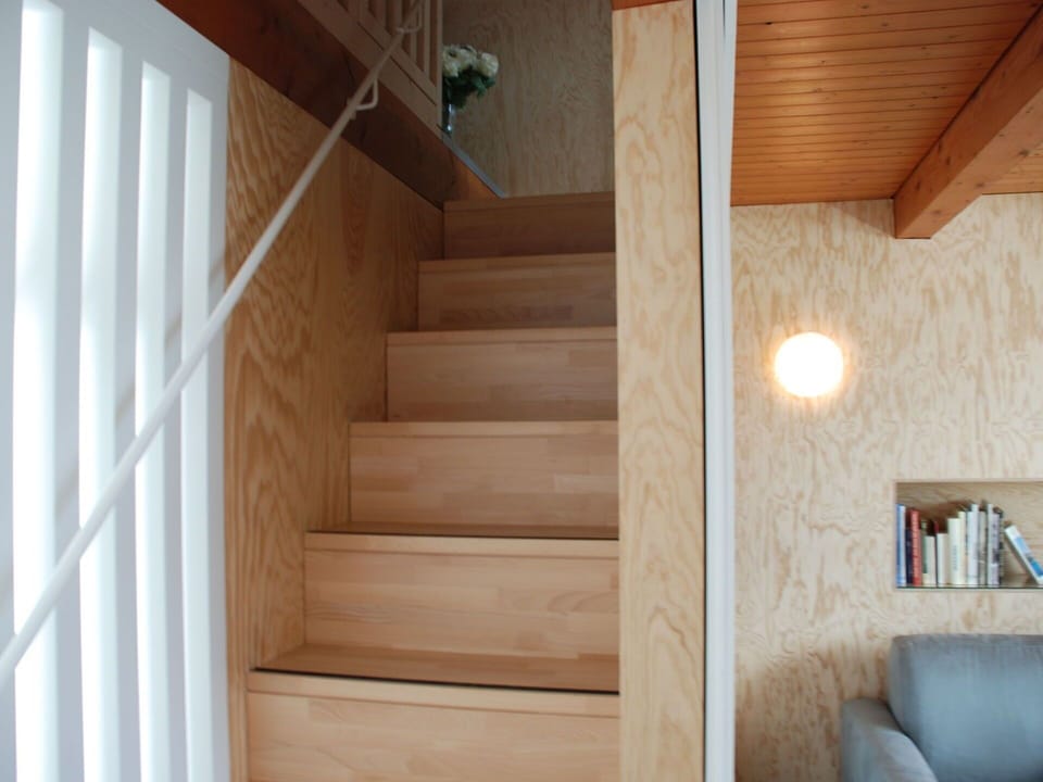 Stairs, Room, Wood, Wood Stain, Wall, Plywood, Building, Architecture, House, Hardwood