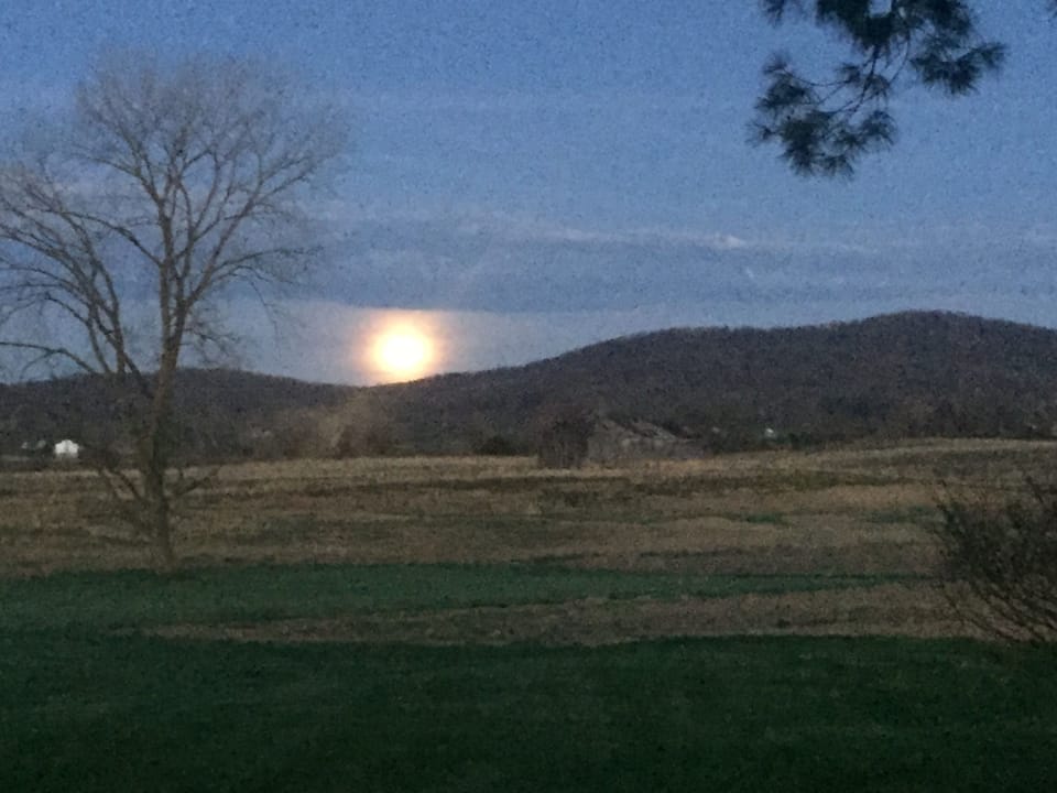 Moon over Buck Hill
