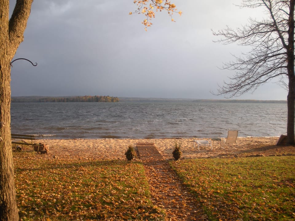 A lovely autumn afternoon on the beach