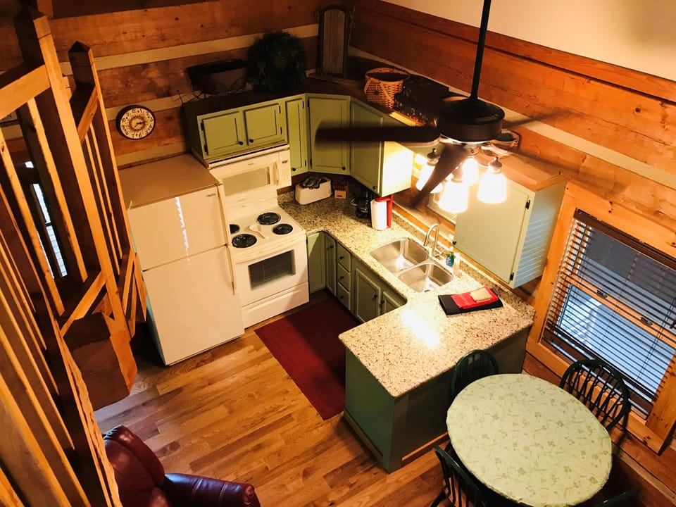 Loft View of Kitchen
