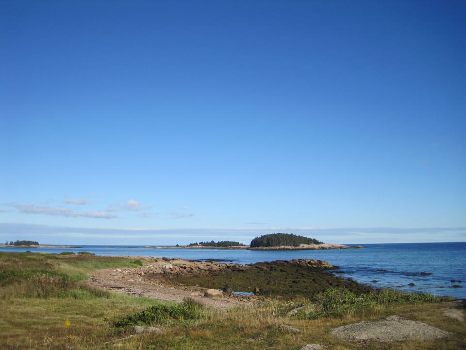 Western Island from 'The Bench' just a short walk from the Boathouse. 