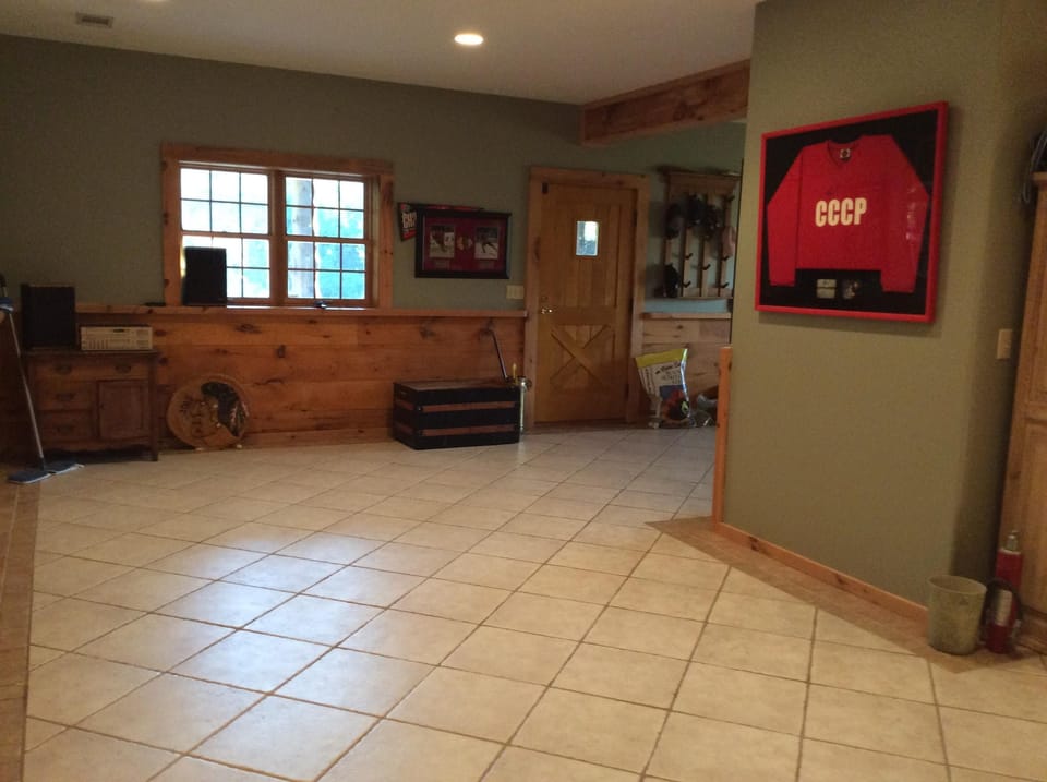 Lower level rec room 