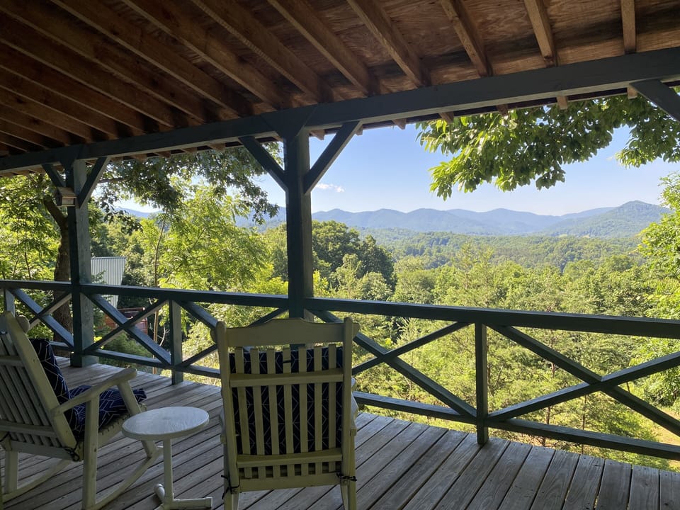 Enjoy the covered porch year-round