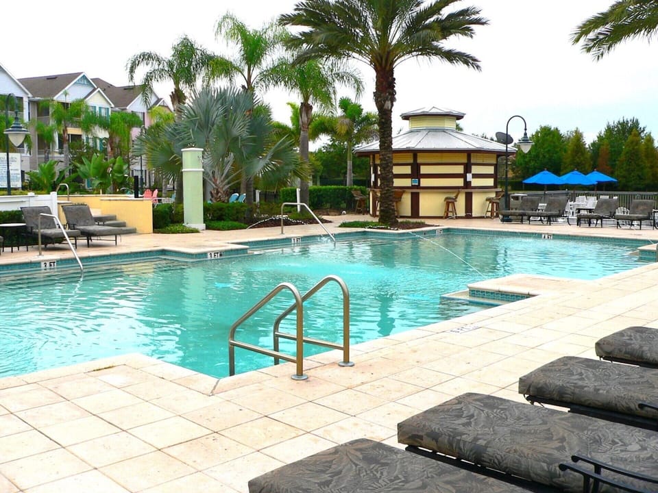 Heated resort pool