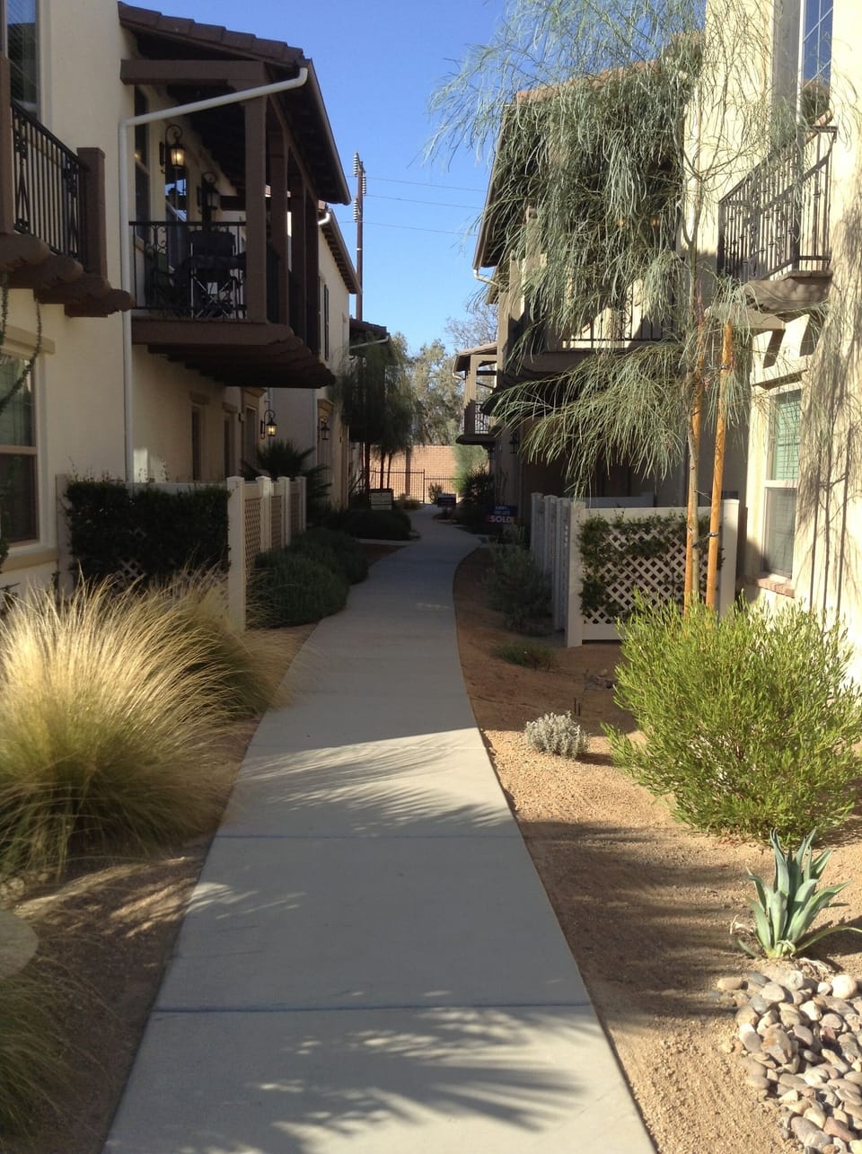 Walk to our home