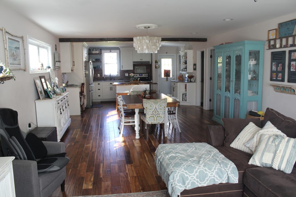 spacious, open concept downstairs.