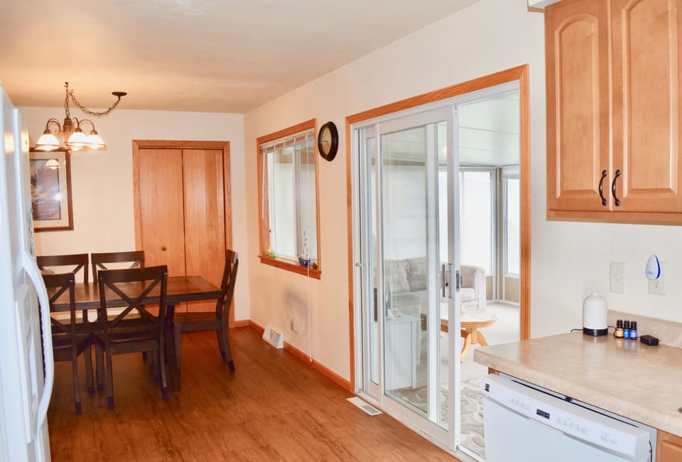 View from the kitchen 