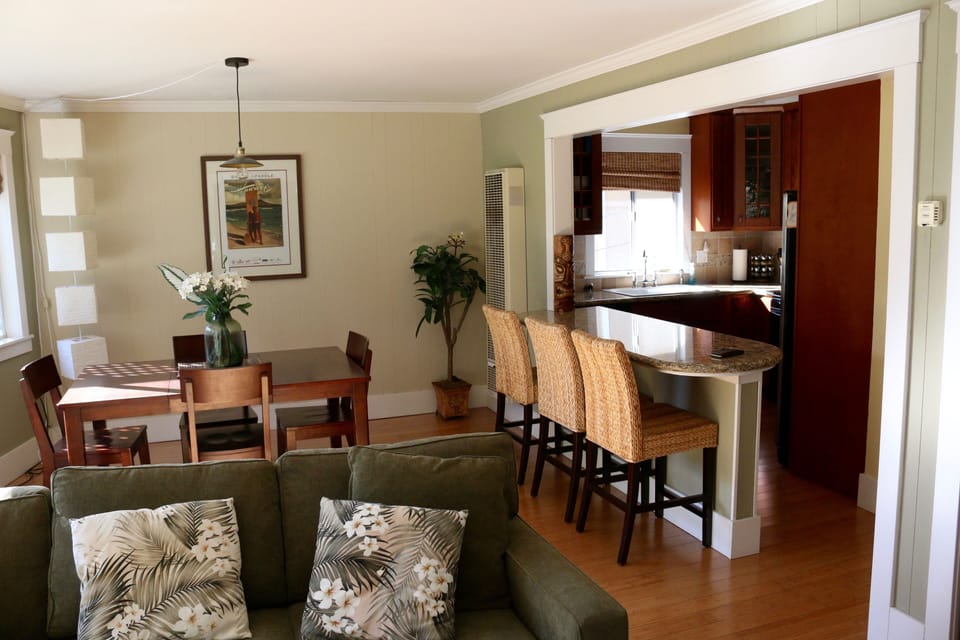 View of the kitchen from the great room