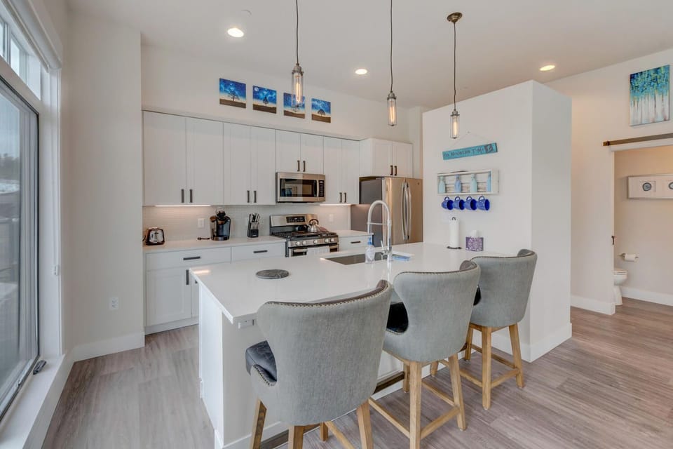 Kitchen and Bar Seating at Winter Park Vacation Loft