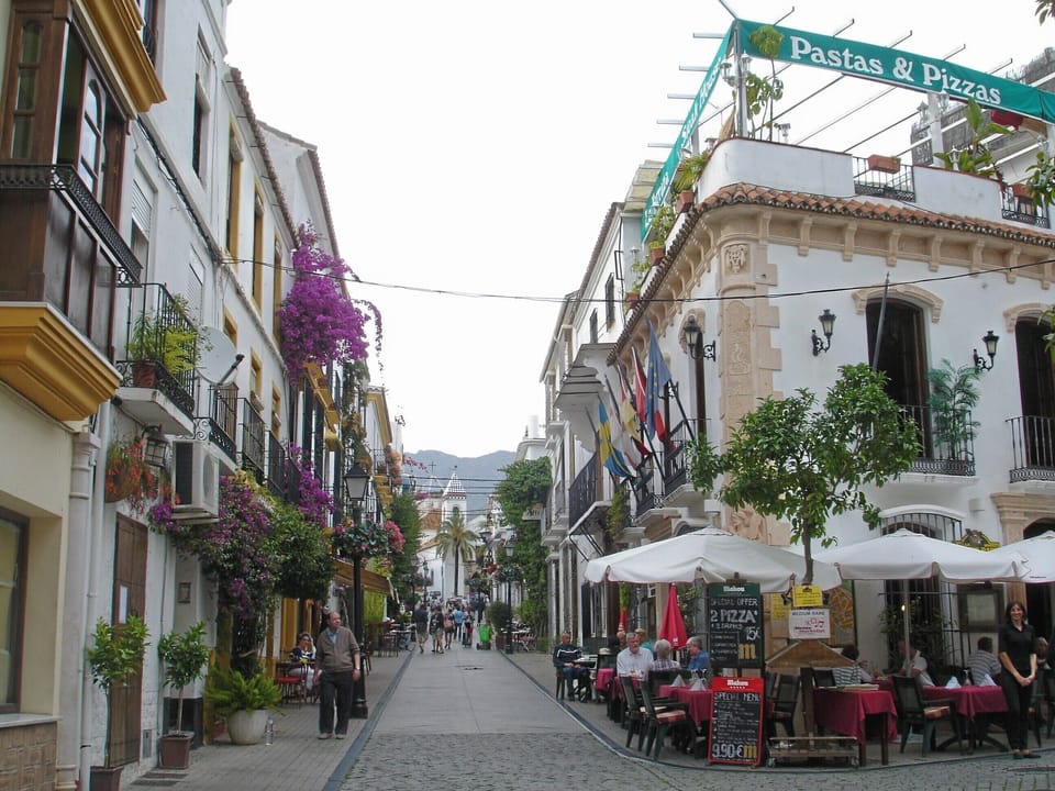 Marbella 20 minutes drive away