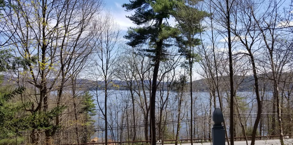 Lake George view in Spring