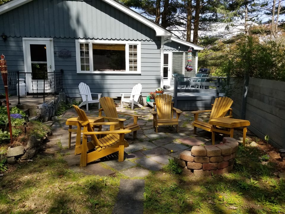 Fire pit and patio