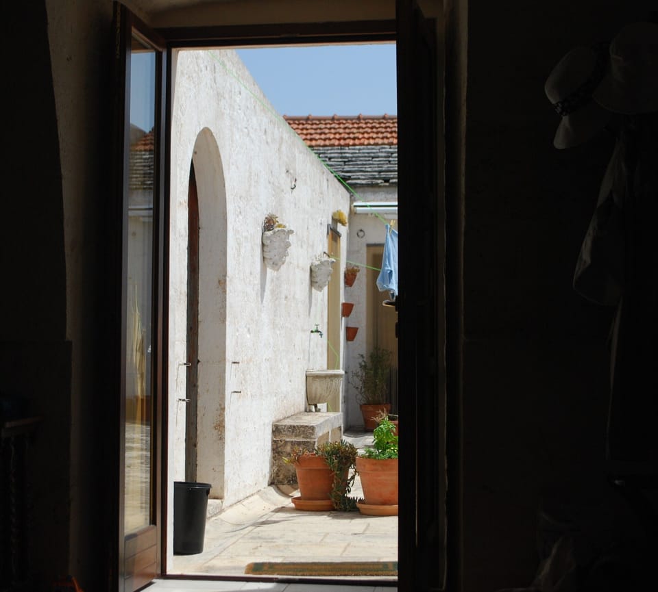 Door to the terrace