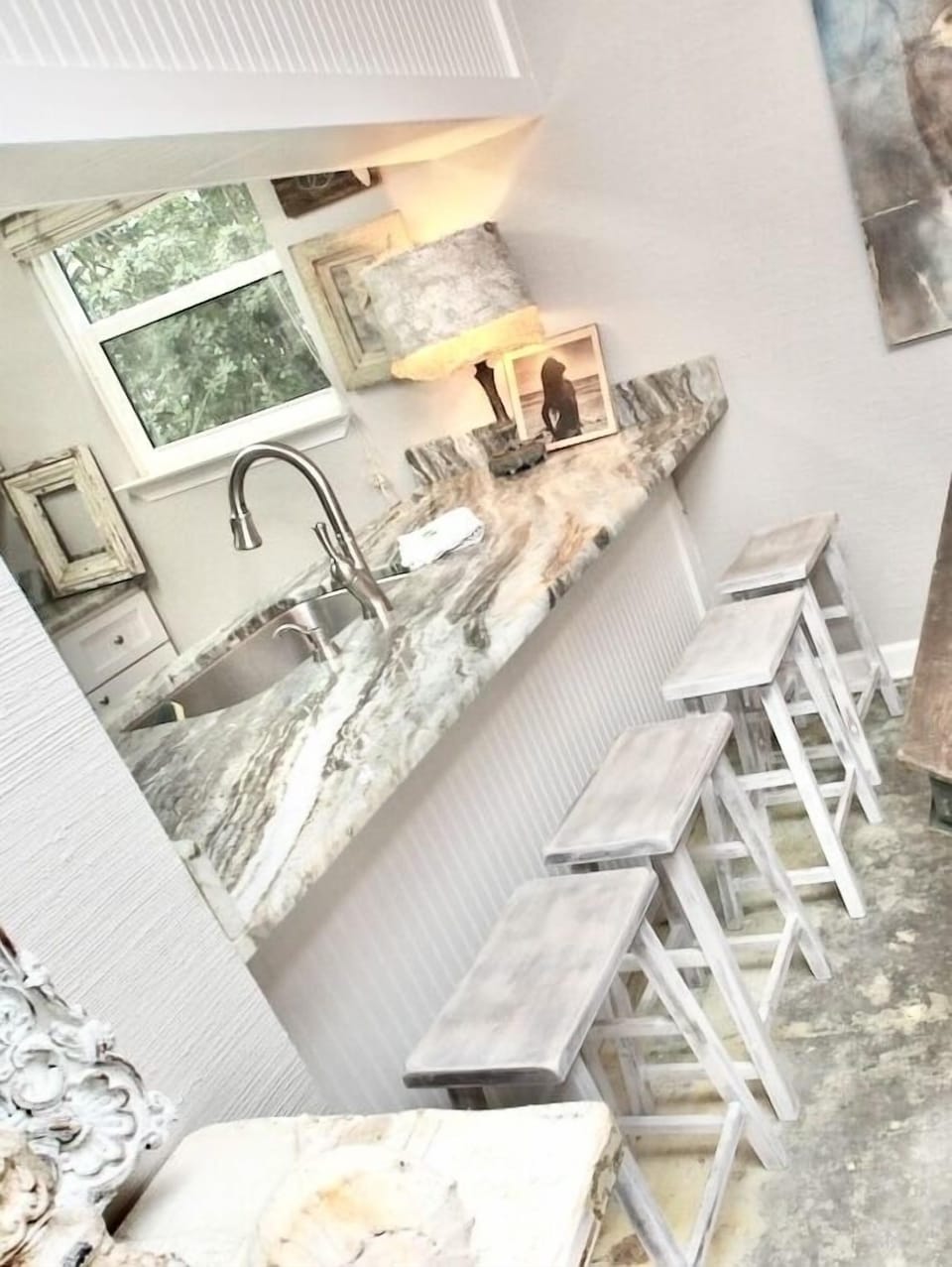 Bar stool seating 