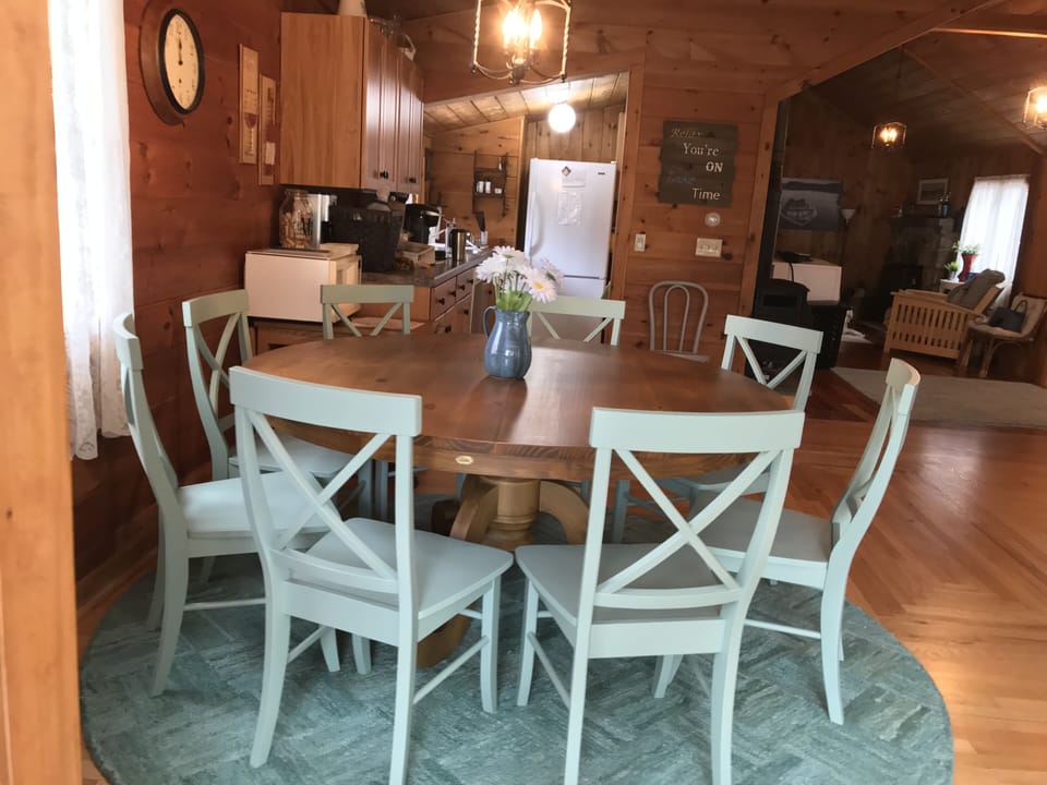 Open dining room