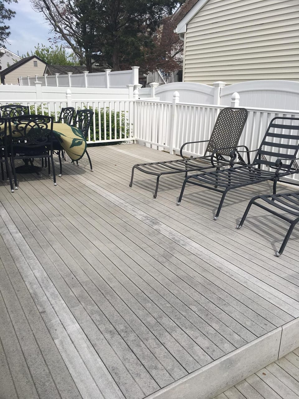 Large multi-level deck