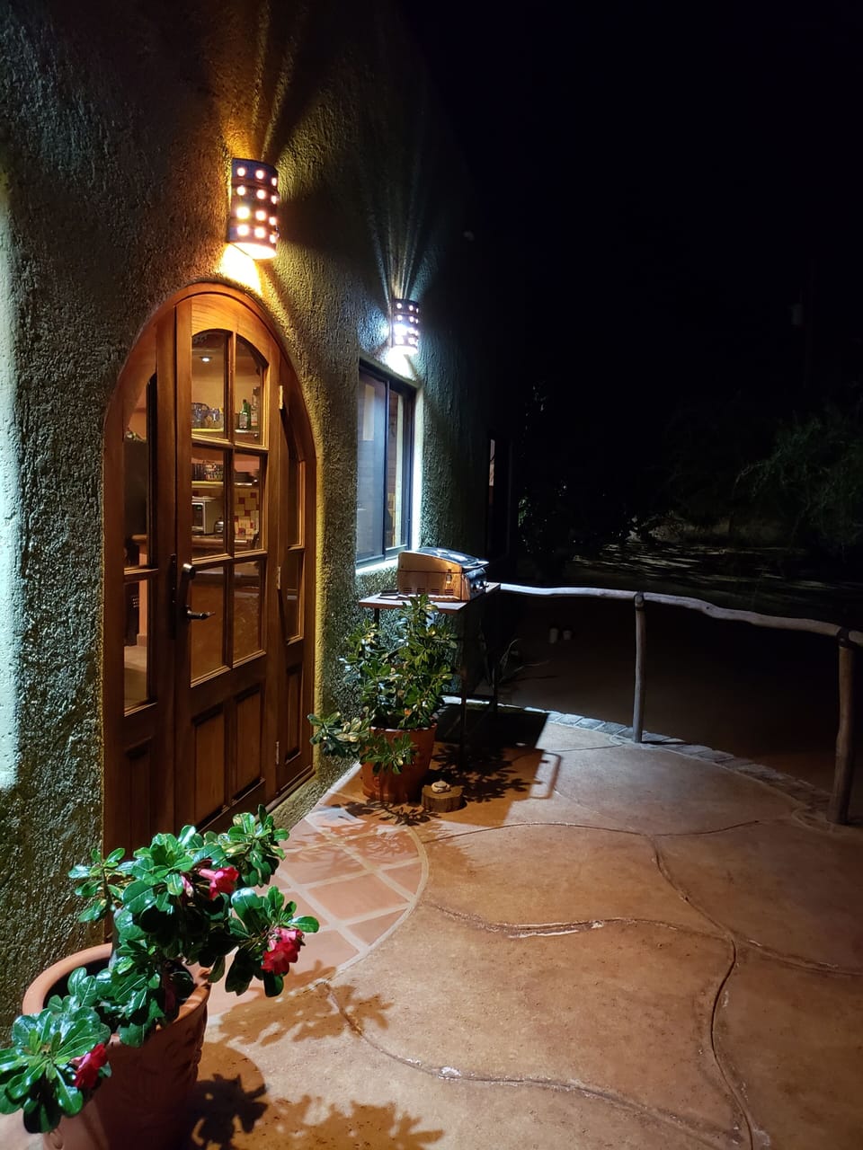 out door grill to cook at night