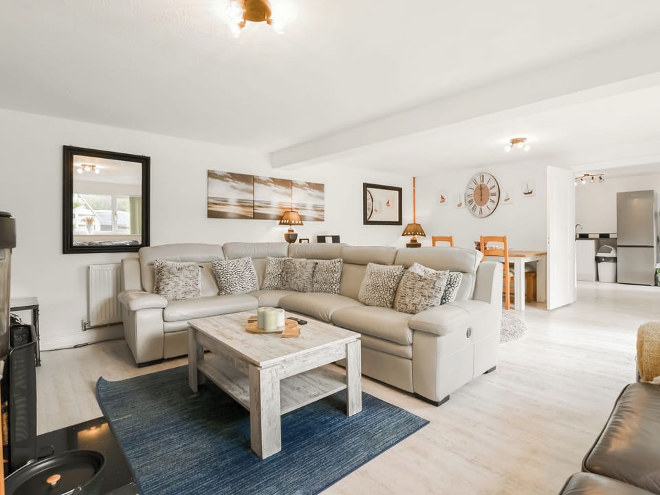 big barn lounge/dining room | Goleufryn, Abersoch