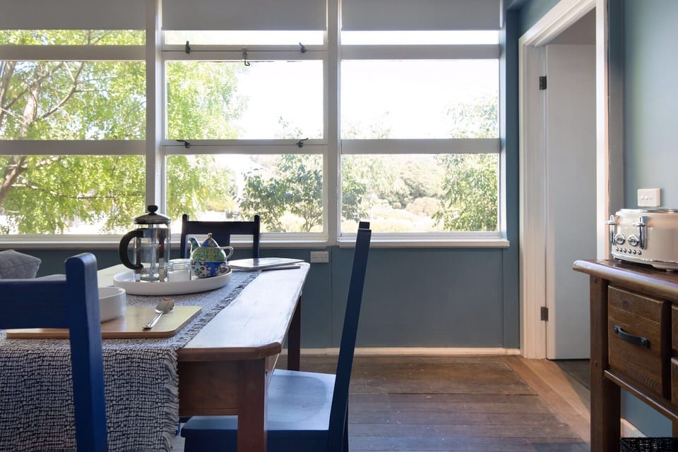 dining area and kitchenette